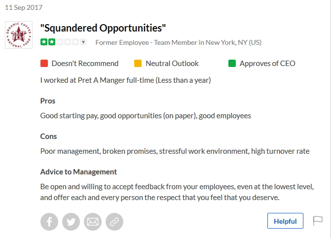 Quote Pret #11 Squandered Opportunities