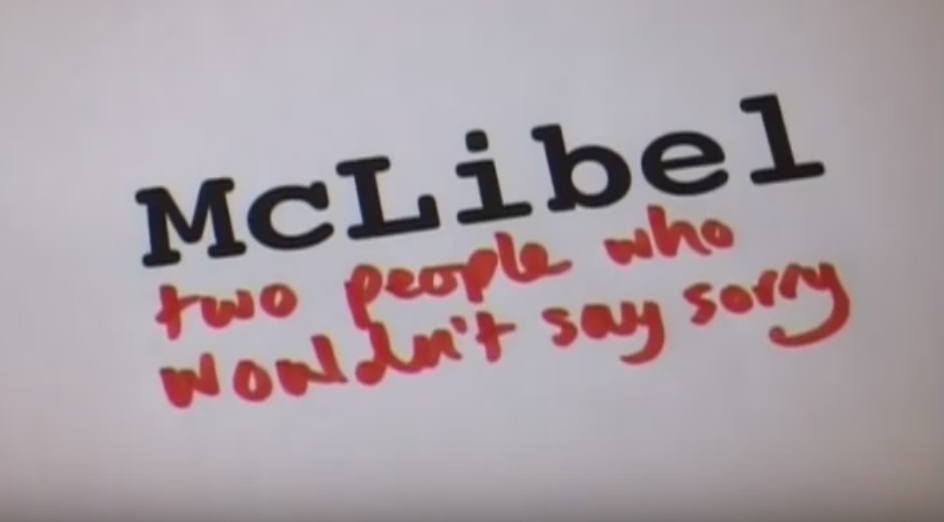 McLibel Not sorry