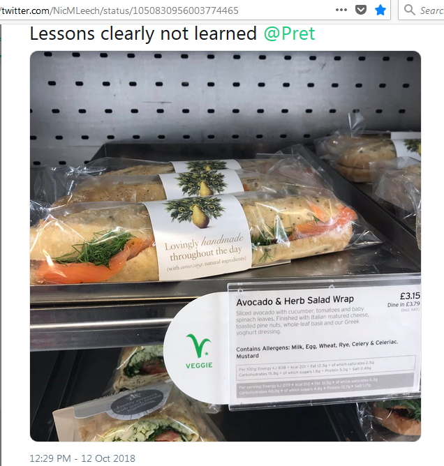 2018-10-12 Wrong Label