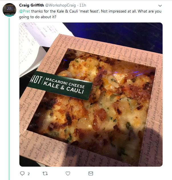 2018-10-29 Meat Mac instead of Veg