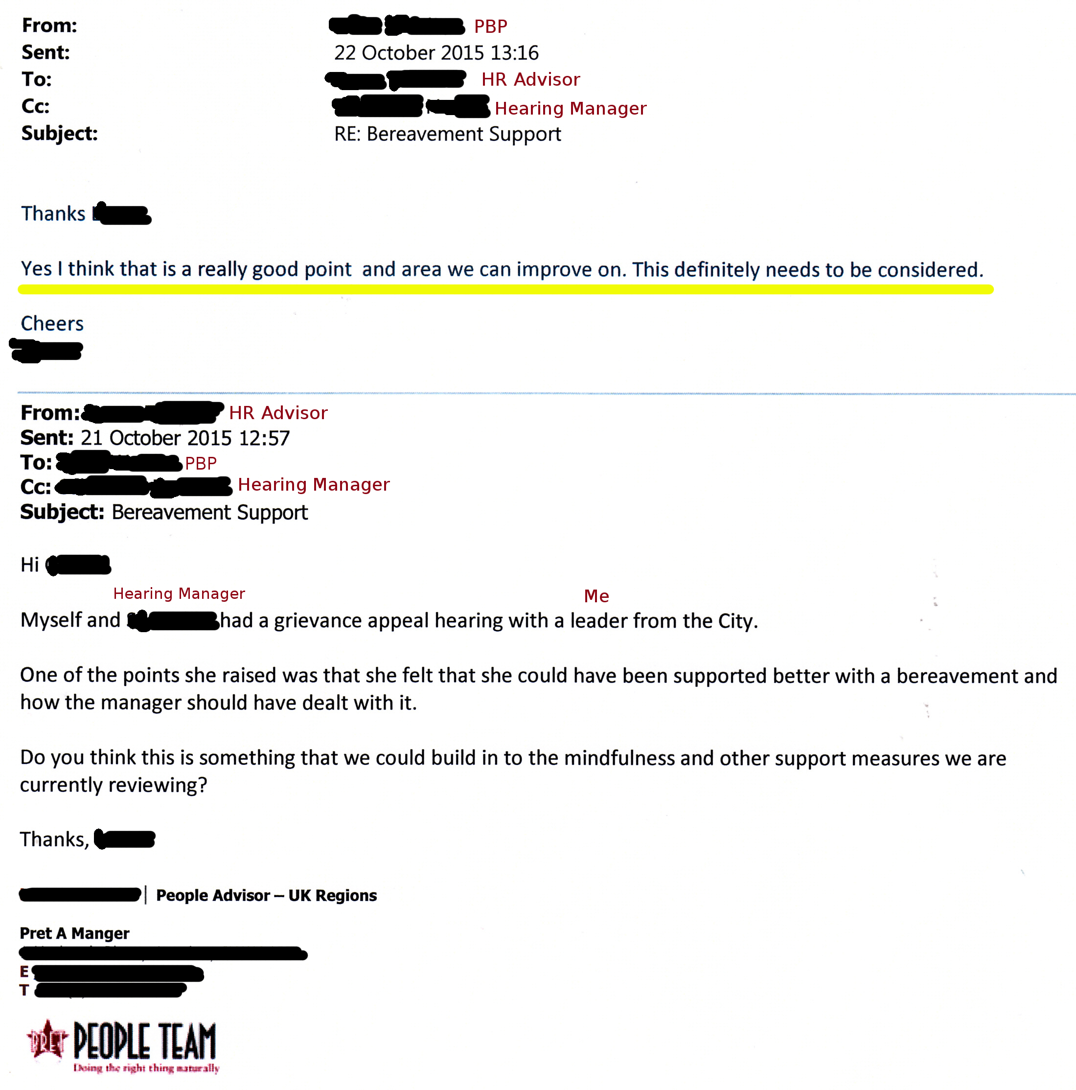 2015-10-22 Chris Walsh &amp; Laura re SUPPORT