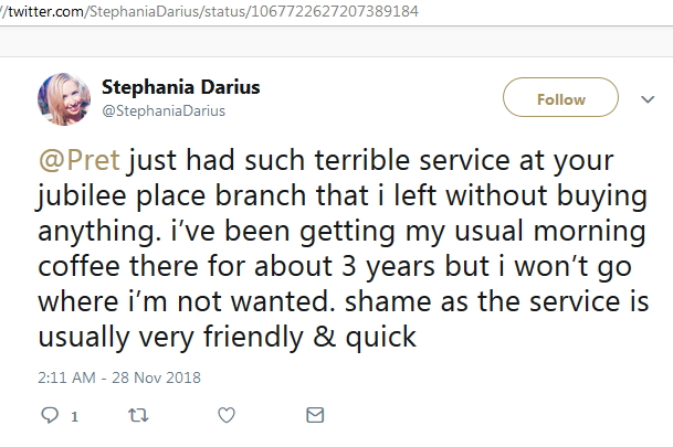 2018-11-28 Bad Service after 3 years