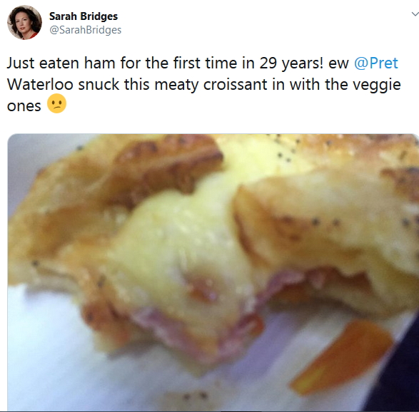 2015 Ham instead of Veg croissant