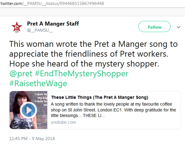 2018-05-09 PAMSU EndTheMysteryShopper