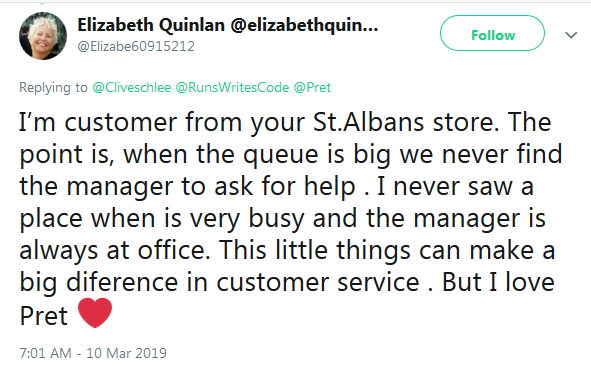 2019-03-19 Response to customer complaint re manager