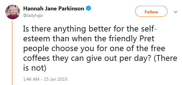 Journos adversiting for Pret 2019