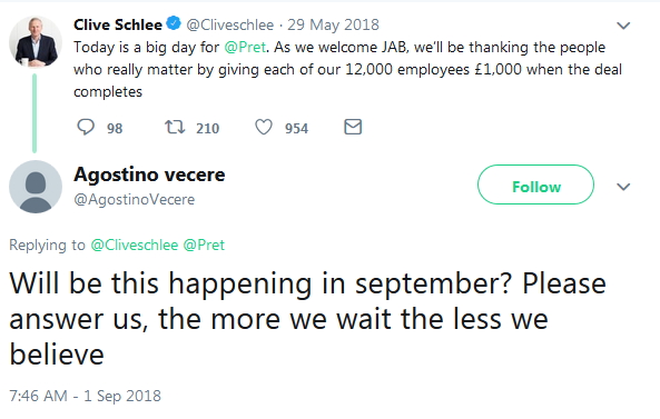 2018-09-01 Pret Staff Twitter £1000