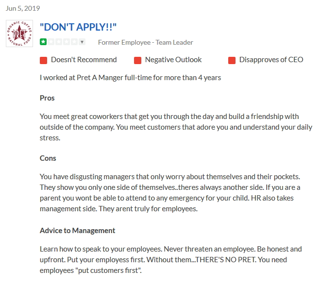 2019-05-05 DON'T APPLY Team Leader