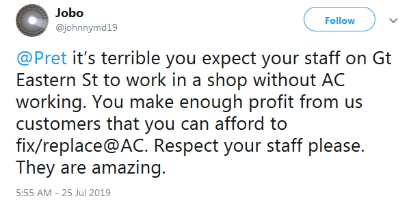 2019-07-25 No AC Great Eastern