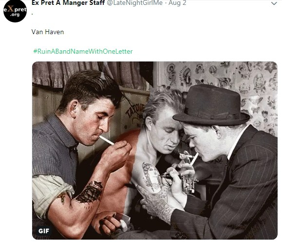 2019-08-02 RuinBandNameWith1Letter Van Haven