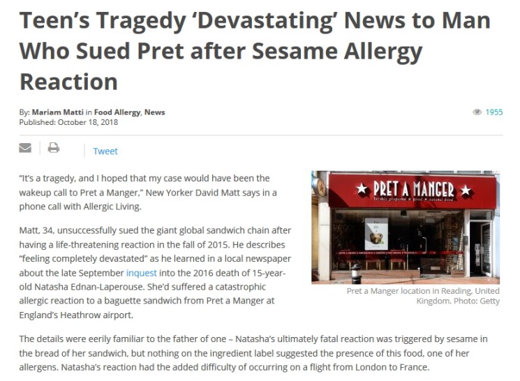 FoodAllergyNews