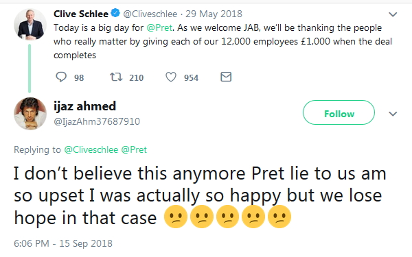 2018-09-15 Staff Twitter Complaint £1000