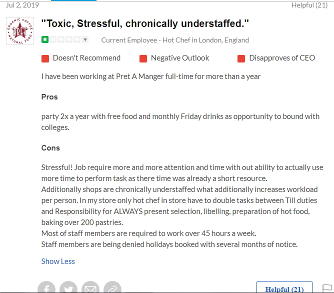 2019-07-02 Toxic chronically understaffed