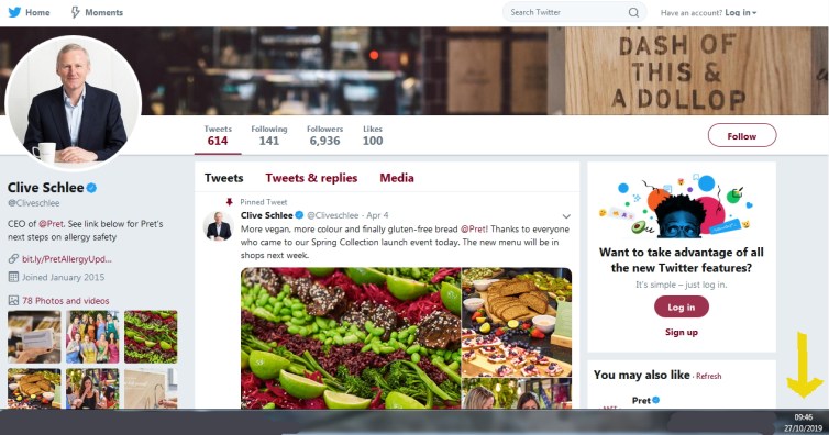 2019-10-27 Schlee still CEO