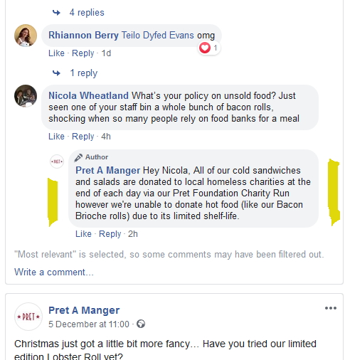 2019-12-07 Pret Hot Food no