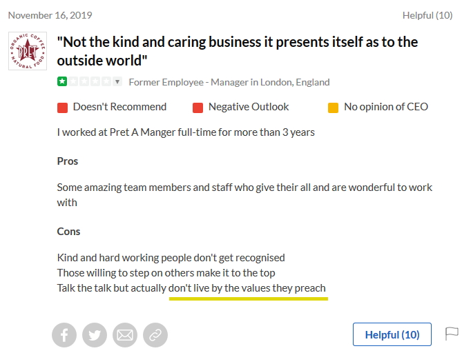 GM Horrible - not as they present it