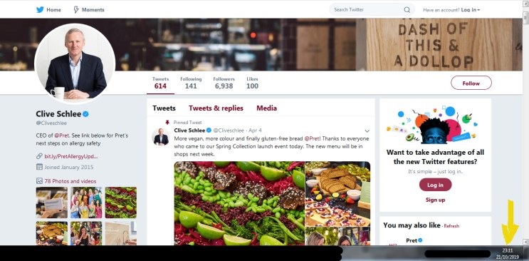 Schlee CEO 21 Oct 2019