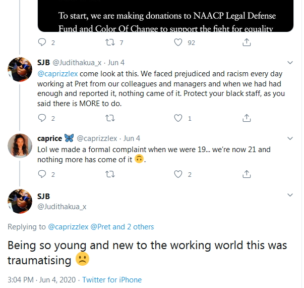 2020-06-04 Pret racism