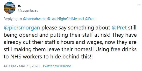 2020-03-21 Support Tweet to Piers Morgan